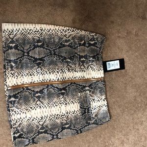Snake skin skirt